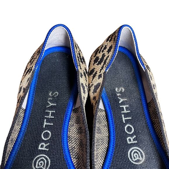Rothy’s Leopard Print Retired The Point Flats - 7 - Picture 10 of 12